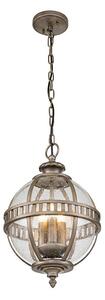 Kichler KL-HALLERON-8M-BU - Външен полилей на верига HALLERON 3xE14/40W/230V IP44