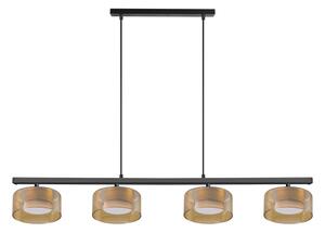 Brilagi - LED Подвесен полилей на кабел AURA LUX 4xGX53/30W/230V черен/златен