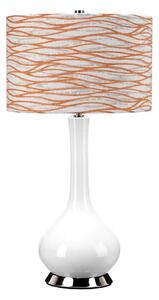 Elstead MILO-PN-TL-LORA - Настолна лампа MILO 1xE27/60W/230V бяла/оранжева
