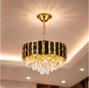 Brilagi - Полилей с верига CRISTAL 5xE14/40W/230V диаметър 38 см