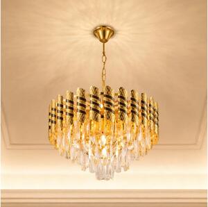 Brilagi - Полилей на верига CRISTAL 5xE14/40W/230V диаметър 38 см