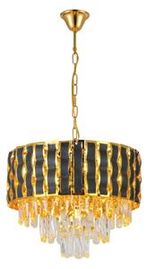 Brilagi - Полилей с верига CRISTAL 5xE14/40W/230V диаметър 38 см