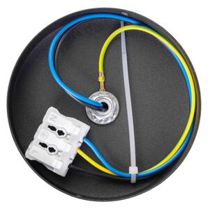 Таванно осветително тяло MOONLIGHT 1xE27/15W/230V, диаметър 16 см, черно