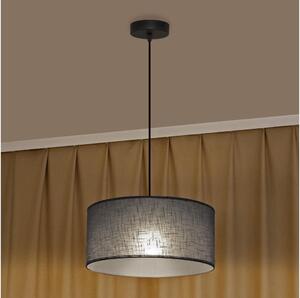 Полилей с кабел ALBA 1xE27/15W/230V, с диаметър 40 см, сив