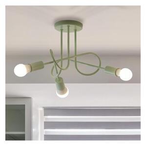 Плафонен полилей OXFORD 3xE27/15W/230V, зелен