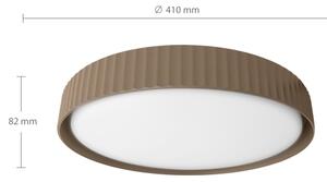 Brilagi - Димируемо LED таванно осветително тяло LUCIA LED/48W/230V Ø 41 см кафяво + дистанционно управление