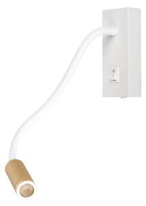 Kanlux 32518 - LED гъвкава настолна лампа TONIL LED/3,3W/230V бяла/златна
