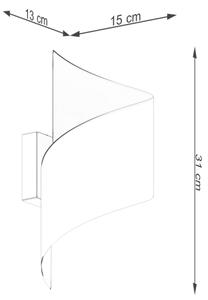 Sollux SL.1308 - Аплик TALASSA 1xG9/8W/230V бял