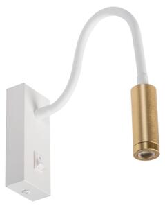 Kanlux 32518 - LED гъвкава настолна лампа TONIL LED/3,3W/230V бяла/златна
