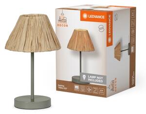 Ledvance - Настолна лампа DECOR RAFFIA 1xE27/15W/230V влакна от рафия