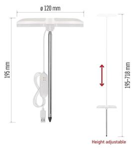 LED лампа с регулируема яркост за вътрешно отглеждане на растения GROW LED/8W/5V