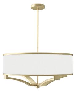 Open Design OR84818 - Полилей на тръба GERDO 4xE27/12W/230V месинг/бял