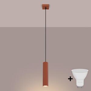 Brilagi - LED полилей на кабел CRESTO 1xGU10/10W/230V червен