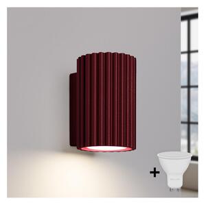 Brilagi - LED стенен аплик CRESTO 1xGU10/10W/230V 10 cm бордо