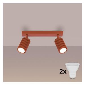Brilagi - LED точково осветително тяло CRESTO 2xGU10/10W/230V червено