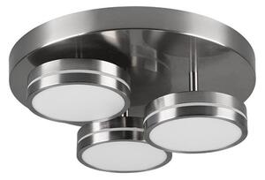 Trio - LED димируемо таванно осветително тяло FRANKLIN 3xLED/8,5W/230V Ø 35 cm хром