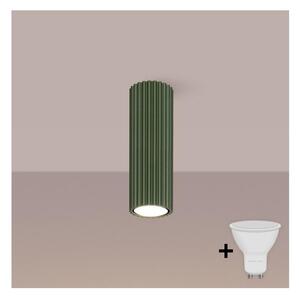 Brilagi - LED точково осветително тяло CRESTO 1xGU10/10W/230V 20 cm зелено