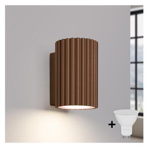 Brilagi - LED стенен аплик CRESTO 1xGU10/10W/230V 10 cm кафяв