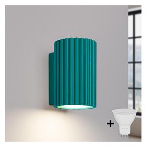 Brilagi - LED стенен аплик CRESTO 1xGU10/10W/230V 10 cm тюркоазен