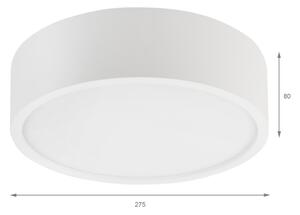 Плафон NATURAL 1xE27/15W/230V Ø 27,5 см бор/бял