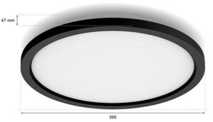 Philips - Димируемо LED таванно осветително тяло Hue AURELLE LED/21W/230V Ø 39,5 cm черно