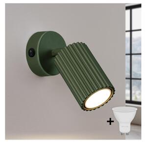 Brilagi - LED стенен точков осветител CRESTO 1xGU10/10W/230V зелен