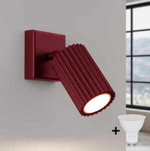 Brilagi - LED стенен точков аплик CRESTO 1xGU10/10W/230V бордо