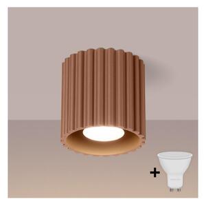 Brilagi - LED точково осветително тяло SFERA 1xGU10/10W/230V Ø 10 см, кафяво