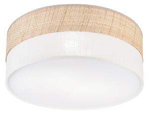 Плафон SIRJA DOUBLE BOHO 2xE14/15W/230V Ø 35 см бежово/кремаво