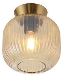 Schöner Wohnen 13574-27 - Плафон NAMI 1xE27/25W/230V Ø 20 см златист/бежов