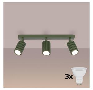 Brilagi - LED точково осветително тяло CRESTO 3xGU10/10W/230V зелено