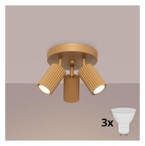 Brilagi - LED точково осветително тяло CRESTO 3xGU10/10W/230V златисто
