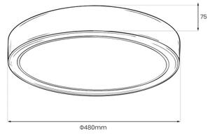 LED таванно осветително тяло LAGO LED/36W/230V Ø 48 см