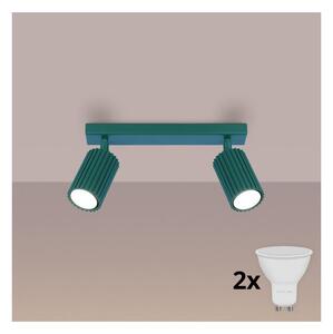 BRILAGI - LED точково осветително тяло CRESTO 2xGU10/10W/230V тюркоазено