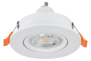 Eglo 902254 - LED вградено точково осветително тяло BARRANCO 1xGU10/4,5W/230V бяло