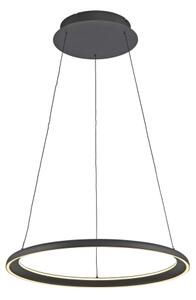 Schöner Wohnen 15570-18-LED, димируема висяща лампа на кабел QUILLO LED/36W/230V Ø60 см, черна