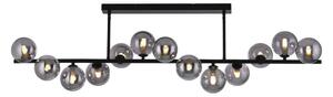 Schöner Wohnen 14505-18 - LED полилей, монтиран на тръба DUBAI 13xG9/3W/230V черен/опушен