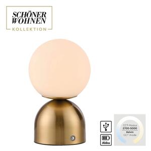 Schöner Wohnen 19218-12 - димируема LED настолна лампа RUDI LED/1,2W/5V златиста
