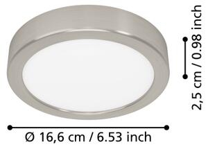 Eglo 901315-LED Плафон FUEVA LED/7,5W/230V 2700/4000/6500K диам. 16,6 cm хром