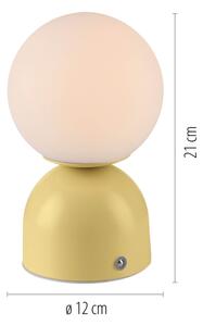 Schöner Wohnen 19218-81 - димируема настолна LED лампа RUDI LED/1,2W/5V жълта