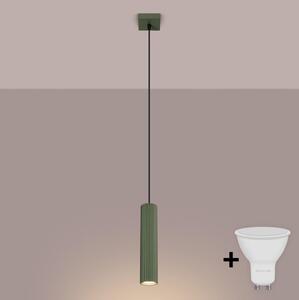 Brilagi - LED полилей на кабел CRESTO 1xGU10/10W/230V зелен