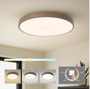 Brilagi - LED таванно осветително тяло POOL, 60 W, 230 V, 3000/4000/6000 K, 60 см, кафяво