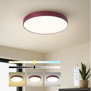 Brilagi-LED Димируемо таванно осветително тяло POOL LED/48W/230V 3000-6000K 40 cm бордо+ДУ