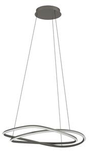 Eglo 390515 - димируем LED полилей на кабел GUNTIN LED/60W/230V сив + дистанционно управление