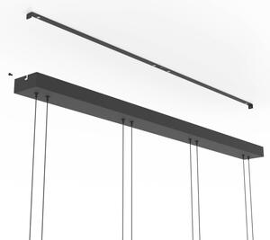 Eglo 390433 - димируем полилей на кабел HORTUNAS 4xLED/5,8W/230V черен/димчат