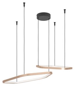 Eglo 390507 - Димируем LED полилей на кабел ESTRELLA LED/30W/230V месинг + дистанционно управление