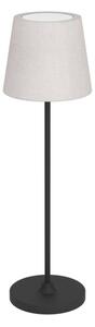 Eglo 75937 -LED димируема презареждаема настолна лампа LEONERO LED/3,8W/5V 2000mAh черна/кремава