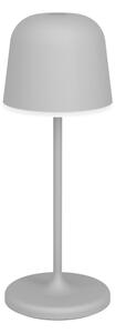 Eglo 901878 - LED настолна лампа MANNERA-S, димируема, за външна употреба, презареждаема, LED/1,8W/5V, IP54, сива