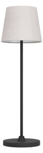Eglo 75937 -LED димируема презареждаема настолна лампа LEONERO LED/3,8W/5V 2000mAh черна/кремава
