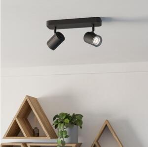 Eglo 300579 - Влагоустойчиво точково осветително тяло CONSUMA за баня 2xGU10/5W/230V IP44 черно